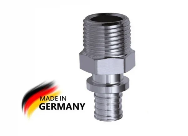Conector cu filet exterior si manson alunecator pentru incalzire in pardoseala MAINCOR