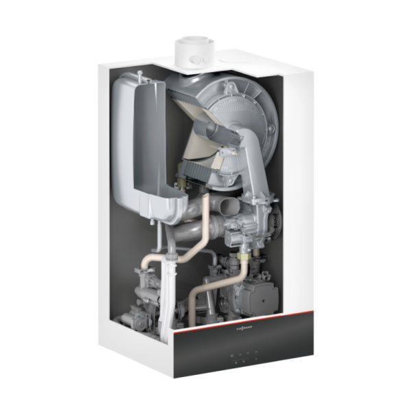 VITODENS 200-W, de la 1,9 până la 60 kW, pentru instalaţii solare